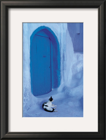 Blue Doorway, Morocco by Bruno Morandi Pricing Limited Edition Print image