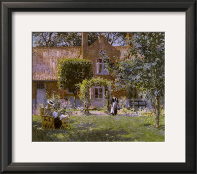 Unpretentious Garden by Gari Melchers Pricing Limited Edition Print image