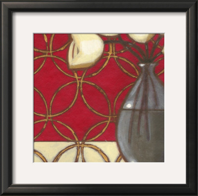 Composition In Red, Gold, Cream I by Norman Wyatt Jr. Pricing Limited Edition Print image