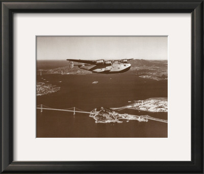 California Clipper, San Francisco Bay, California 1939 by Clyde Sunderland Pricing Limited Edition Print image