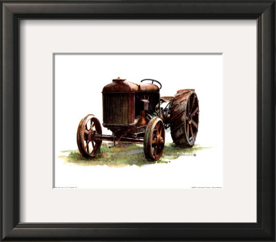 Early Model Fordson Tractor by Sharon Pedersen Pricing Limited Edition Print image