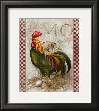 Green Pastures Rooster by Alma Lee Pricing Limited Edition Print image