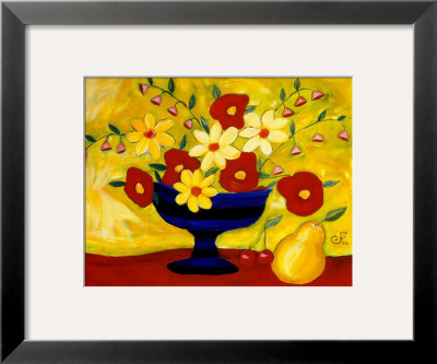 Striped Vase by Julie Fillo Pricing Limited Edition Print image
