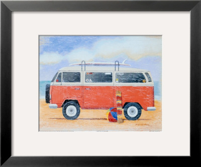 Orange Van by Martin Wiscombe Pricing Limited Edition Print image