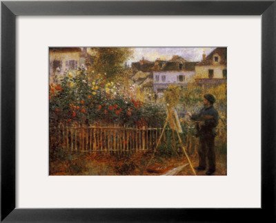 Monet Painting In His Garden At Argentui by Pierre-Auguste Renoir Pricing Limited Edition Print image