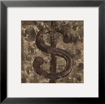 Typography: Dollar Sign by Debbie Dewitt Pricing Limited Edition Print image
