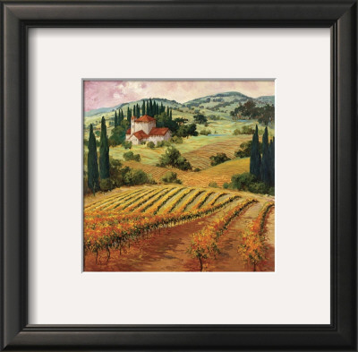 Dawn Of A Tuscan Vineyard by Eva Szorc Pricing Limited Edition Print image