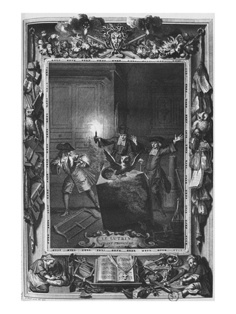 Illustration From 'Le Lutrin' By Nicolas Boileau, Known As Boileau-Despreaux, 3Rd Canto by Bernard Picart Pricing Limited Edition Print image