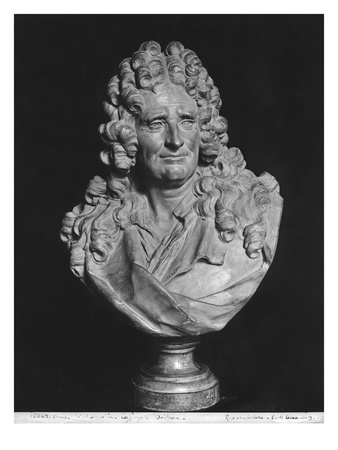 Portrait Of Nicolas Boileau, Known As Boileau-Despreaux by Jean-Jacques Caffieri Pricing Limited Edition Print image