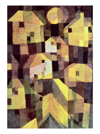 Abstract Composition Of Houses by Paul Klee Pricing Limited Edition Print image