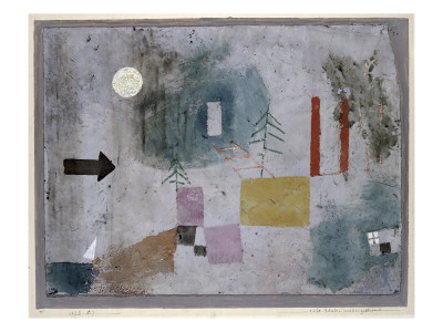 Passing By Red Pillars, 1928 by Paul Klee Pricing Limited Edition Print image