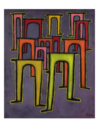 Revolution Of The Viaduct, 1937 by Paul Klee Pricing Limited Edition Print image