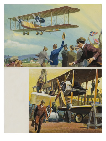 Transatlantic Flight by Severino Baraldi Pricing Limited Edition Print image