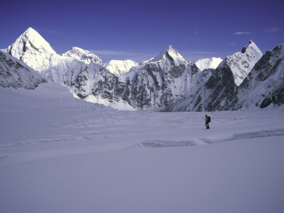 Mountain Scenery From The Western Comb, Nepal by Michael Brown Pricing Limited Edition Print image