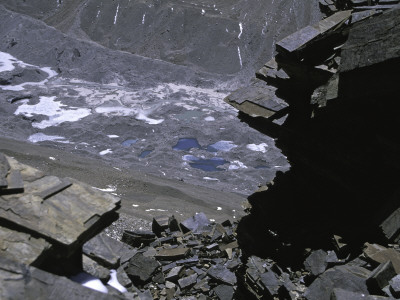 View Over The Ronbuk Glacier, Tibet by Michael Brown Pricing Limited Edition Print image