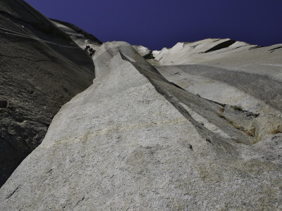 Climbing The Muir Wall At El Capitan, Yosemite National Park by Michael Brown Pricing Limited Edition Print image