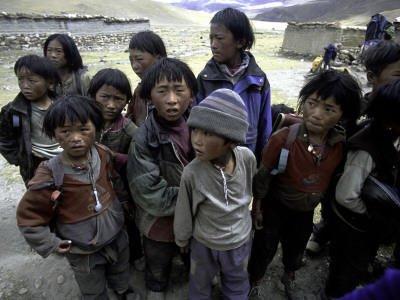 Children, Tibet by Michael Brown Pricing Limited Edition Print image
