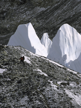 Seracs In Glacier Field, Tibet by Michael Brown Pricing Limited Edition Print image