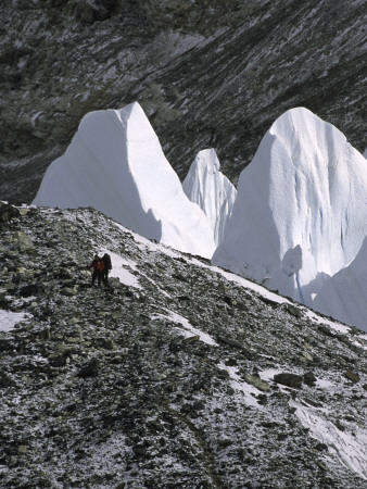 Seracs In Glacier Field, Tibet by Michael Brown Pricing Limited Edition Print image