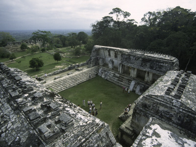 Overlooking Mayan Ruins, Mexico by Michael Brown Pricing Limited Edition Print image