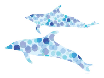 Blue Dolphins by Avalisa Pricing Limited Edition Print image