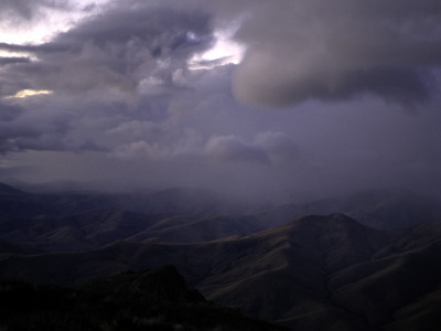 Cloudy Mountain Range, Madagascar by Michael Brown Pricing Limited Edition Print image