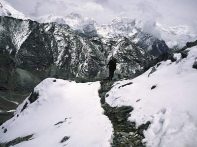 Trekking To Everest Base Camp, Nepal by Michael Brown Pricing Limited Edition Print image