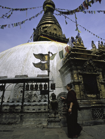 Chorten, Nepal by Michael Brown Pricing Limited Edition Print image