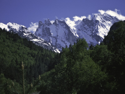 Caucaus Mountains In Russia by Michael Brown Pricing Limited Edition Print image