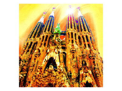 Sagrada Familia, Barcelona by Tosh Pricing Limited Edition Print image