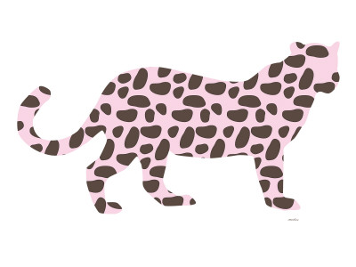 Pink Jaguar by Avalisa Pricing Limited Edition Print image