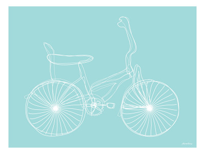 Seagreen Bike by Avalisa Pricing Limited Edition Print image