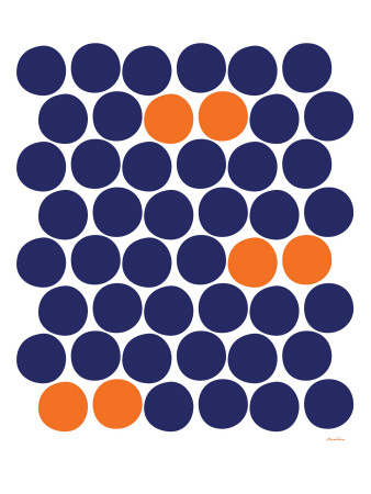 Orange Dots by Avalisa Pricing Limited Edition Print image