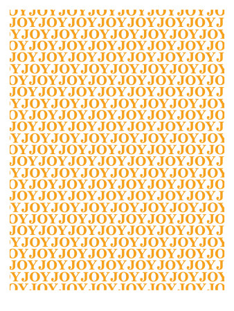 Orange Joy Joy Joy by Avalisa Pricing Limited Edition Print image
