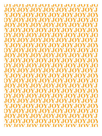 Orange Joy Joy Joy by Avalisa Pricing Limited Edition Print image