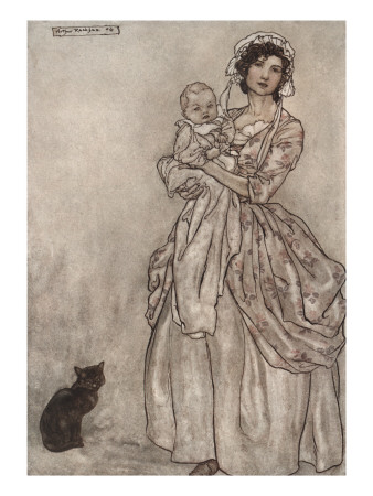 Rip's Daughter And Grand-Child by Arthur Rackham Pricing Limited Edition Print image
