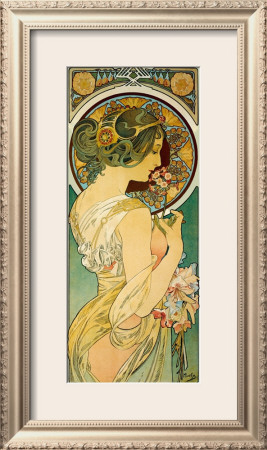 La Primevere by Alphonse Mucha Pricing Limited Edition Print image