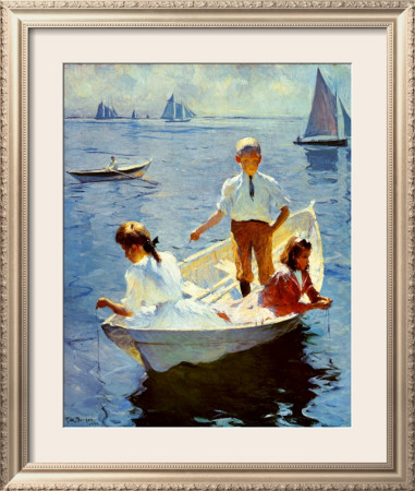 Calm Morning by Frank Weston Benson Pricing Limited Edition Print image