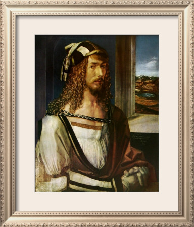 Self-Portrait, 1498 by Albrecht Dürer Pricing Limited Edition Print image