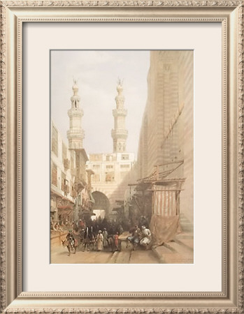 Minarets And Grand Entrance Of Cairo by David Roberts Pricing Limited Edition Print image