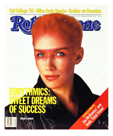 Annie Lennox, Rolling Stone No. 405, September 1983 by E.J. Camp Pricing Limited Edition Print image