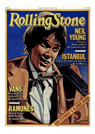 Neil Young , Rolling Stone No. 284, February 1979 by Julian Allen Pricing Limited Edition Print image