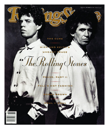 Mick Jagger And Keith Richards, Rolling Stone No. 560, September 1989 by Albert Watson Pricing Limited Edition Print image