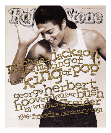 Michael Jackson, Rolling Stone No. 621, January 9, 1992 by Herb Ritts Pricing Limited Edition Print image