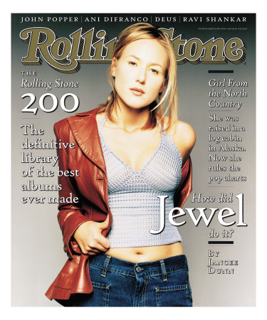 Jewel, Rolling Stone No. 760, May 15, 1997 by Matthew Rolston Pricing Limited Edition Print image
