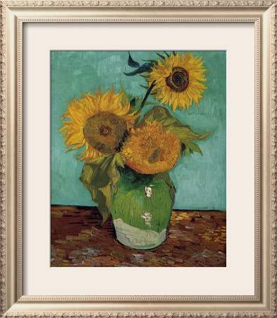Sunflowers, First Version by Vincent Van Gogh Pricing Limited Edition Print image
