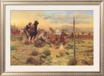 When Horse Flesh Comes High by Charles Marion Russell Pricing Limited Edition Print image