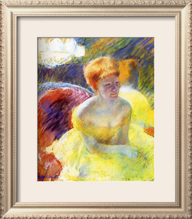 Lydia At The Theater by Mary Cassatt Pricing Limited Edition Print image