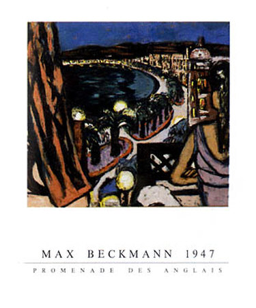 Promenade Des Anglais, 1947 by Max Beckmann Pricing Limited Edition Print image