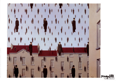 Golconde, 1953 by Rene Magritte Pricing Limited Edition Print image